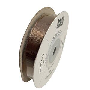 5/8" Satin Ribbon Chocolate Chip By Stampin' Up! 15 Yards Roll Crafting & Gift W